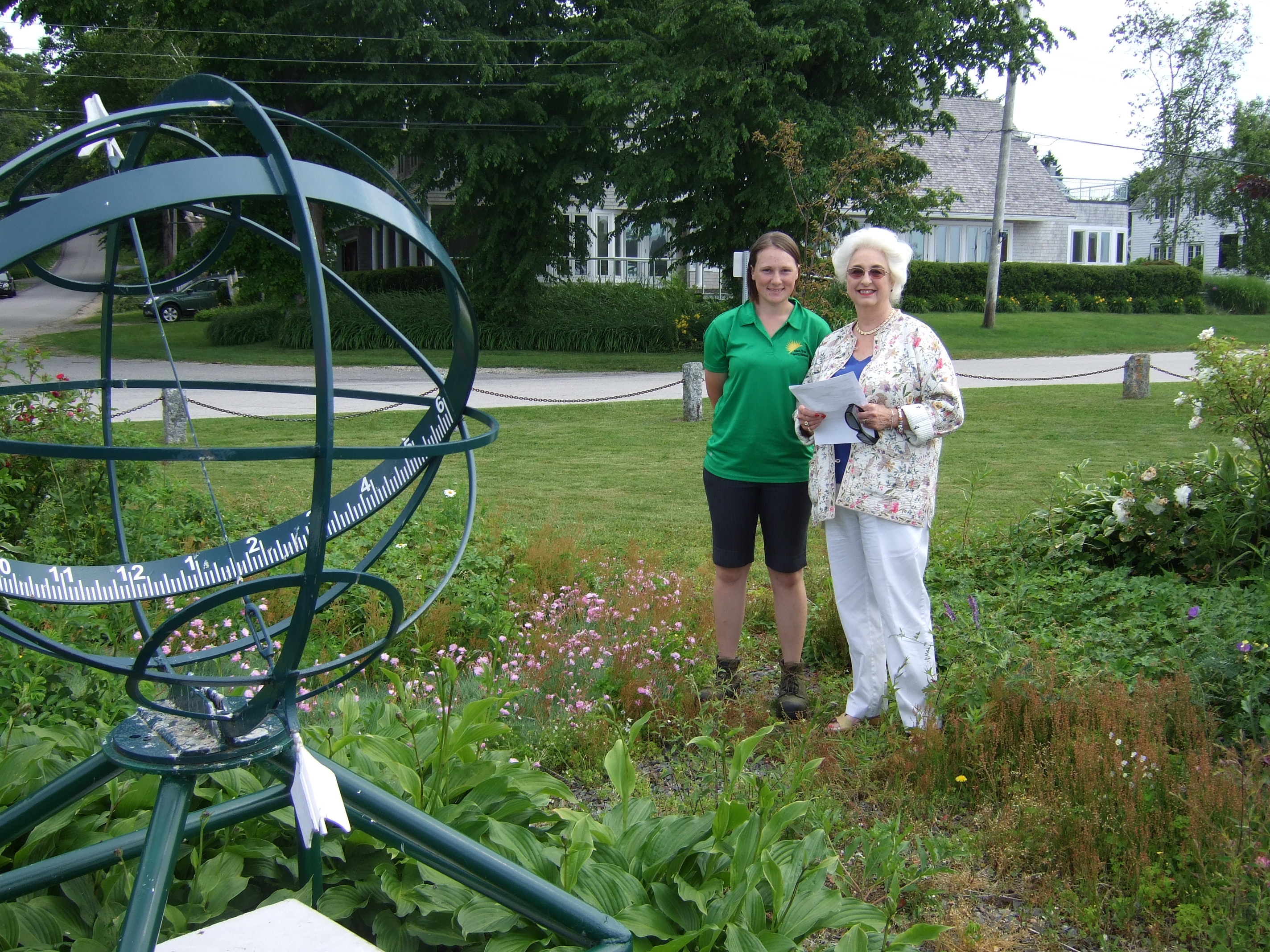 armillary sphere and weedy park